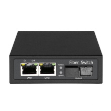 Convertidor de medios de fibra individual con fibra óptica RJ45